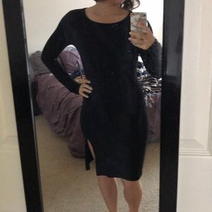 Lulus long sleeve black dress